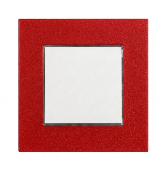 SOIXX Aufsteckrahmen für Lichtschalter Schneider Electric Asfora Rot Modernes Design ohne Demontage