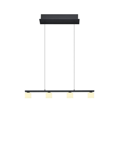 Hell Mila Pendelleuchte G9 2-fach Schwarz 20542/4-06