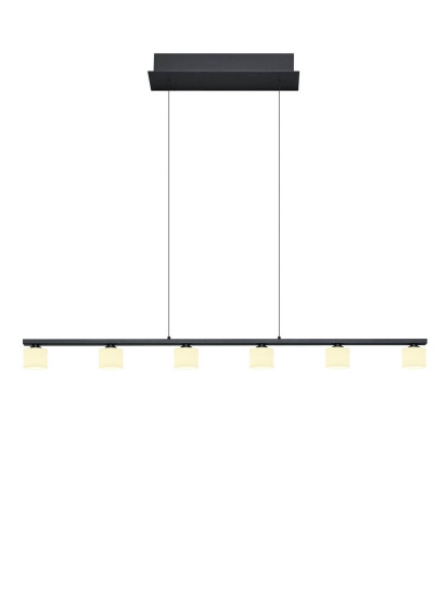 Hell Mila Pendelleuchte G9 2-fach Schwarz 20543/6-06