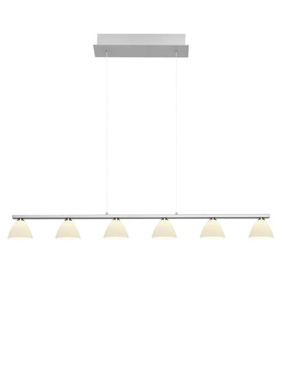 Hell Mona LED Pendelleuchte Warmweiss Dimmbar stufenlos höhenverstellbar Nickel 20571/6-92