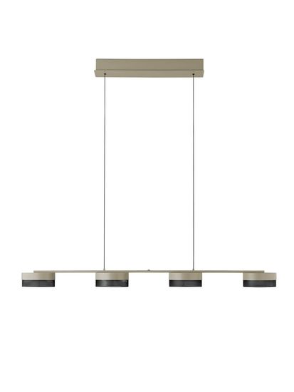 Hell Mesh LED Pendelleuchte Warmweiss Dimmbar stufenlos höhenverstellbar Sand 20619/4-13