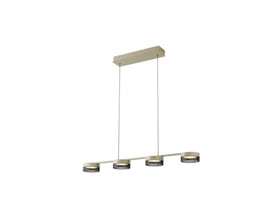 Hell Mesh LED Pendelleuchte Warmweiss Dimmbar stufenlos höhenverstellbar Sand 20619/4-13