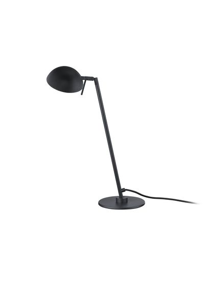 Hell Samy LED Tischleuchte Warmweiss Dimmbar 45cm Kugelgelenk Schwarz 50414/1-06