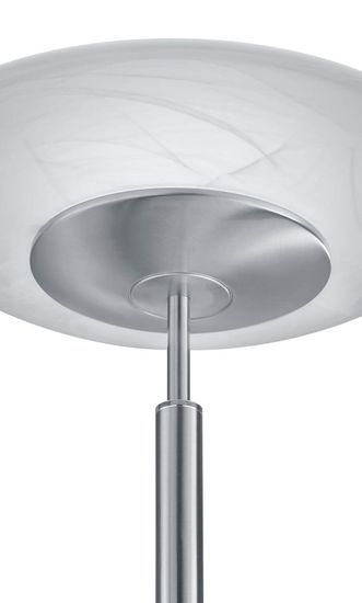 Hell Findus LED Stehleuchte 4-fach Warmweiss Dimmbar 182cm Nickel 60483/2-92