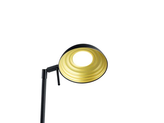 Hell Samy LED Stehleuchte Warmweiss Dimmbar 130cm Kugelgelenk Schwarz 60491/2-06