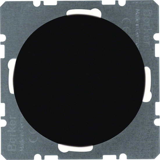 Berker 10092045 Blindverschluss mit Zentralstück R.1/R.3 schwarz. glänzend