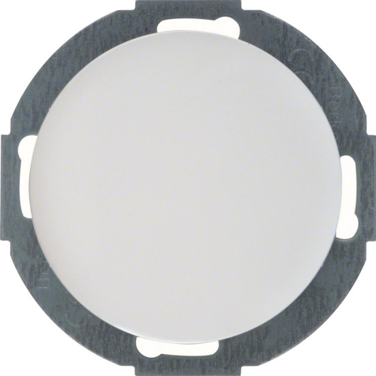 Berker 10092079 Blindverschluss mit Zentralstück Serie R.Classic polarweiß. glänzend
