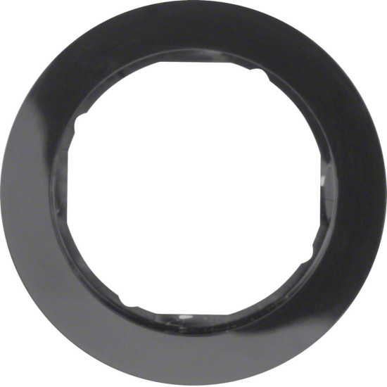 Berker 10112045 Rahmen 1fach Serie R.Classic schwarz. glänzend