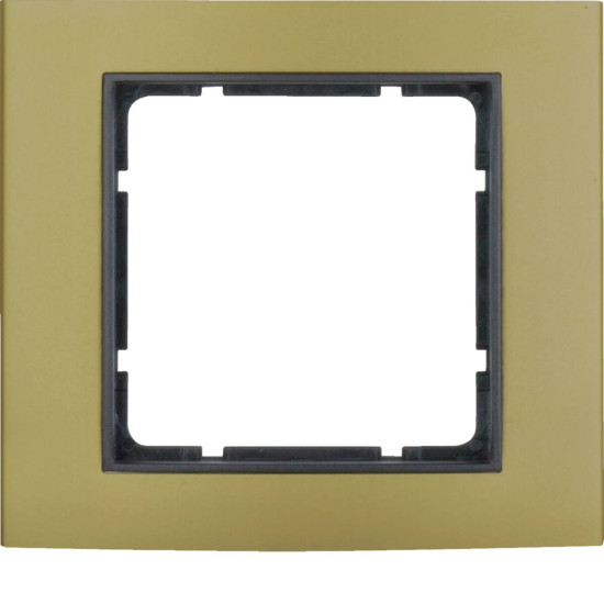 Berker 10113016 Rahmen 1fach B.3 Alu. gold/anthrazit