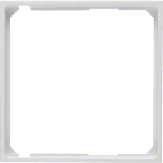 Berker 11098989 Zwischenring für Zentralplatte S.1/B.3/B.7 polarweiß. glänzend