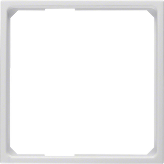 Berker 11099089 Adapterring für Zentralstück 50 x 50 mm S.1/B.3/B.7 polarweiß. glänzend