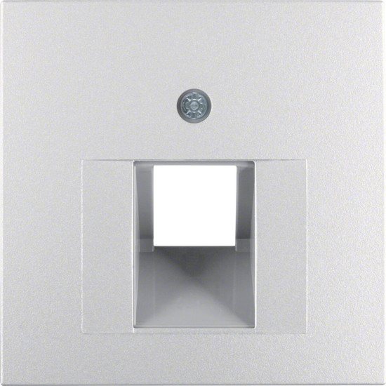 Berker 14071404 Zentralstück für UAE Steckdose S.1/B.3/B.7 alu. matt
