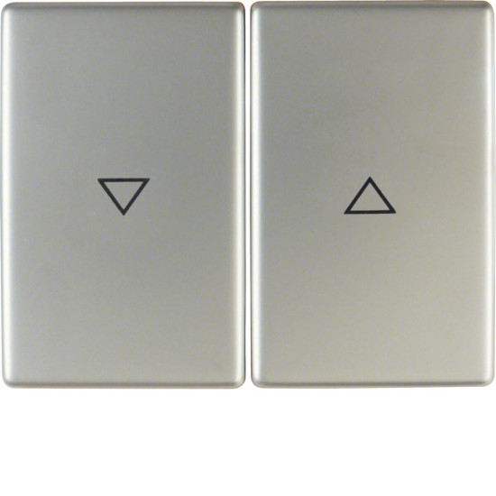 Berker 14357104 Wippe 2fach mit Aufdruck Symbol Pfeil K.5 Edelstahl Rostfrei