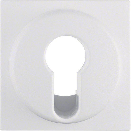 Berker 15076089 Zentralstück für Schlüsselschalter/-taster Q.x polarweiß. samt