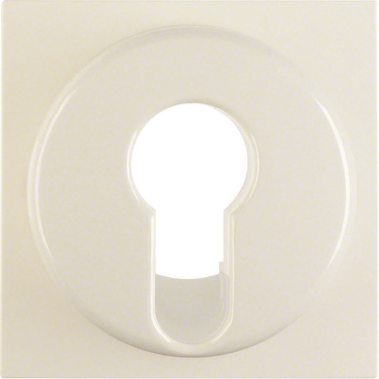 Berker 15078982 Zentralstück für Schlüsselschalter/-taster S.1/B.3/B.7 weiß. glänzend