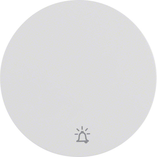 Berker 16202069 Wippe mit Aufdruck Symbol Klingel R.1/R.3 polarweiß. glänzend