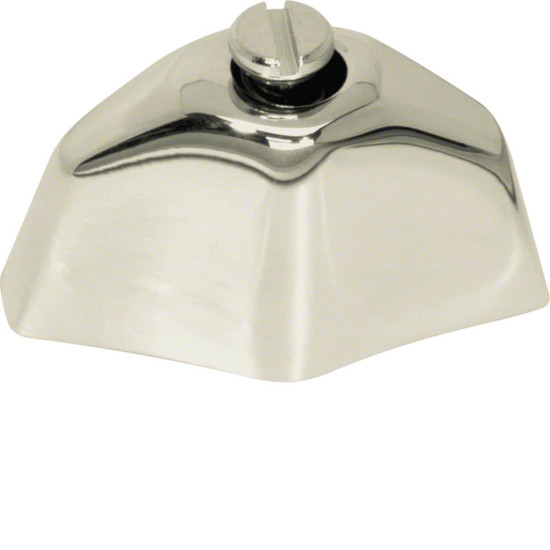 Berker 18120100 Chromknebel Serie Glas Messing. verchromt