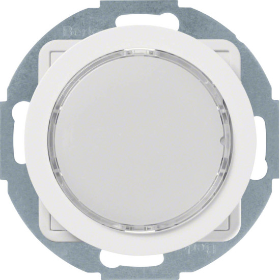 Berker 29522089 LED-Signallicht. rote/grüne Beleuchtung R.1/R.3 polarweiß. glänzend