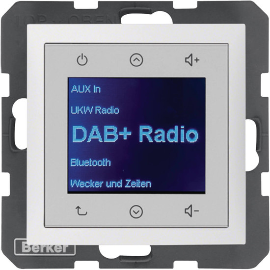 Berker 29849909 Radio Touch UP DAB+ S.1/B.x polarweiss matt
