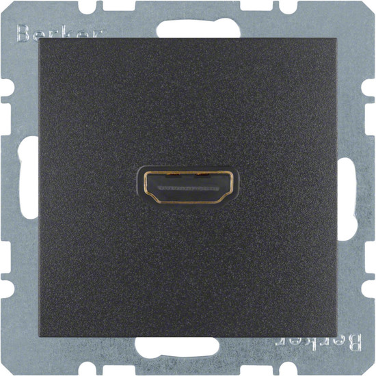 Berker 3315421606 High Definition Steckdose S.1/B.3/B.7 anthrazit. matt