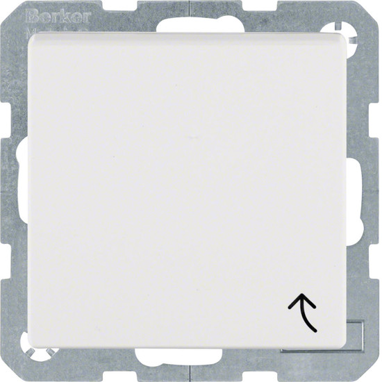 Berker 41241909 Steckdose Schuko mit Klappdeckel und Schraubliftklemmen S.1 IP44 polarweiß matt