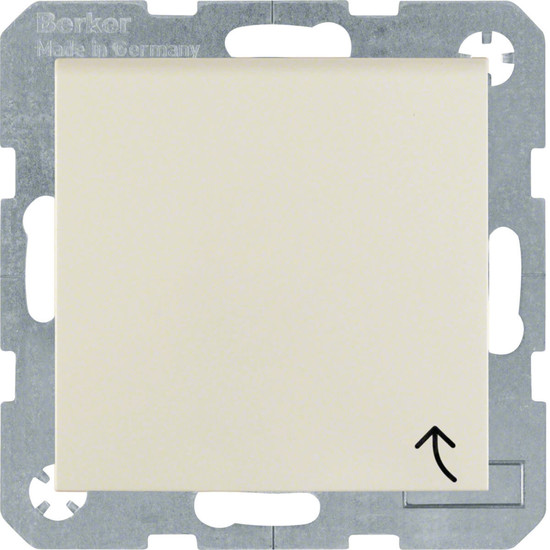 Berker 41248982 Steckdose Schuko mit Klappdeckel und Schraubliftklemmen S.1 IP44 weiß glänzend