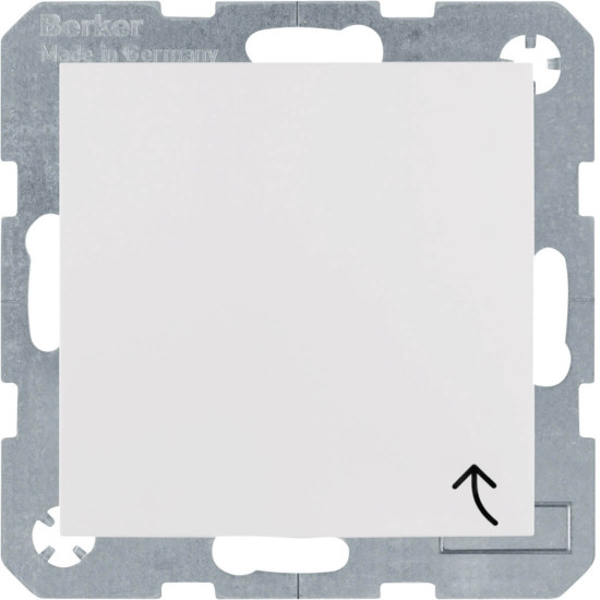 Berker 41248989 Steckdose Schuko mit Klappdeckel und Schraubliftklemmen S.1 IP44 polarweiß glänz