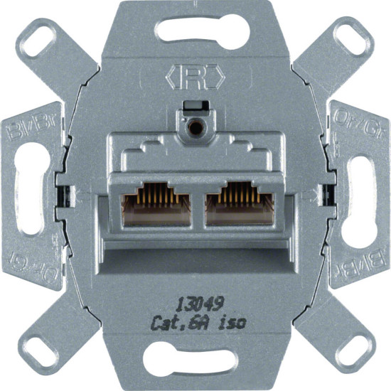 Berker 4587 UAE-Steckdose 8/8-polig geschirmt Cat.6A