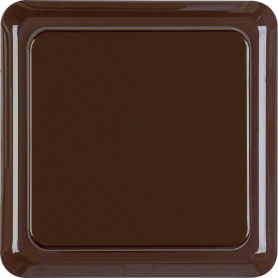 Berker 471801 Steckdose Schuko mit Klappdeckel und Rahmen wg Up IP44 braun. glänzend