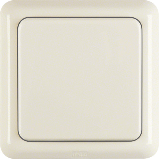 Berker 4718 Steckdose Schuko mit Klappdeckel und Rahmen wg Up IP44 weiß glänzend