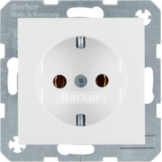 Berker 47431909 Steckdose Einsatz Polarweiss matt