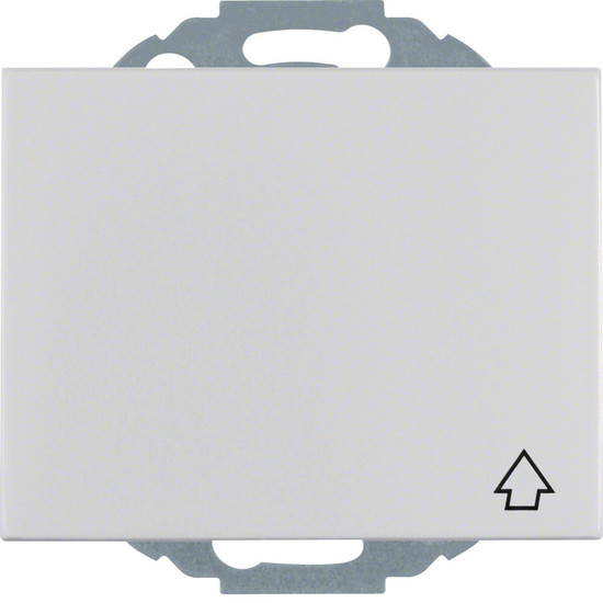 Berker 47477103 Steckdose Schuko mit Klappdeckel und erhöhtem Berührungsschutz K.5 Alu