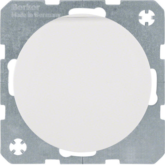 Berker 47512089 Steckdose Schuko mit Klappdeckel u. erh.BS R.1/R.3 polarweiß. glänzend