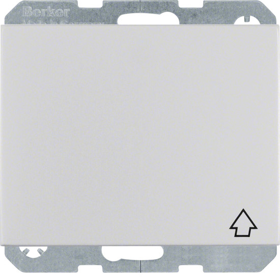 Berker 47517103 Steckdose Schuko mit Klappdeckel mit erhöhtem Berührungsschutz K.5 Alu