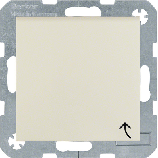 Berker 47518982 Steckdose Schuko mit Klappdeckel S.1/B.3/B.7 weiß glänzend