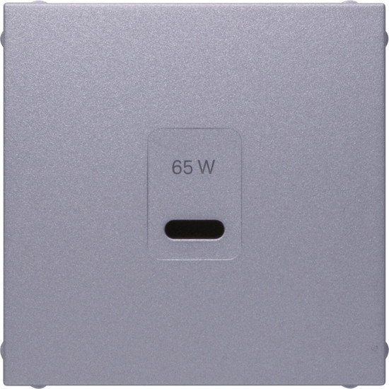 Berker 48601404 Zentralstück für USB B.x. aluminium matt. lackiert
