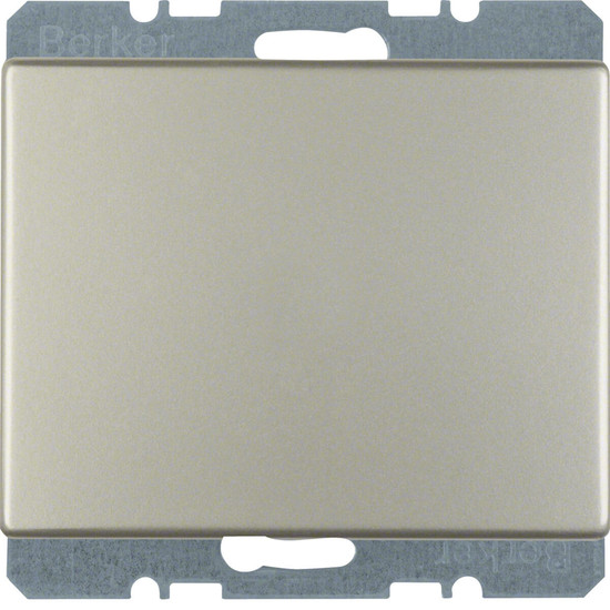 Berker 6710457004 Blindverschluss mit Zentralstück K.5 Edelstahl Rostfrei