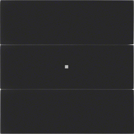 Berker 75163592 Tastsensor 3fach Komfort B.IQ Glas. schwarz