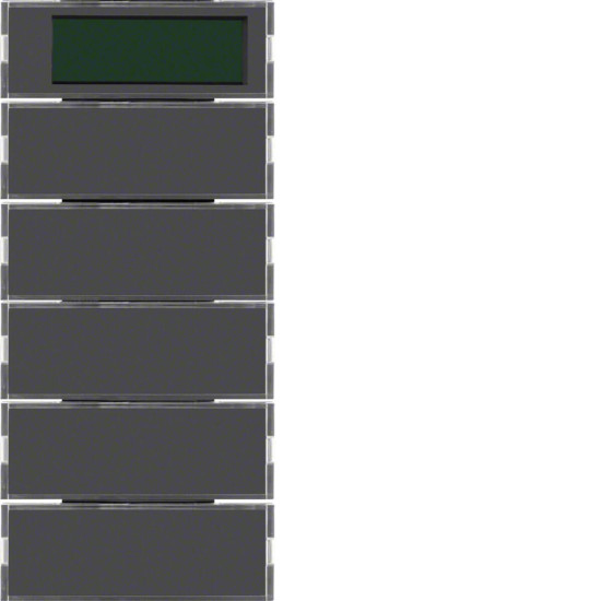 Berker 75665785 Tastsensor 5fach mit RTR. Display B.3/B.7