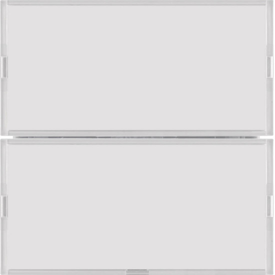 Berker 80162780 Tastsensor 2fach Komfort mit Beschriftungsfeld KNX S.1/B.x weiß/polarweiß