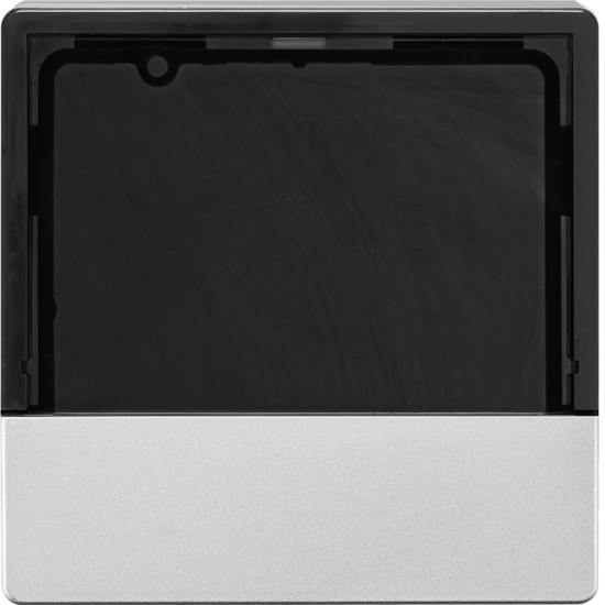 Berker 80960121 Abdeckung für KNX Temperaturregler und Raumcontroller Q.x alu samt. lackiert