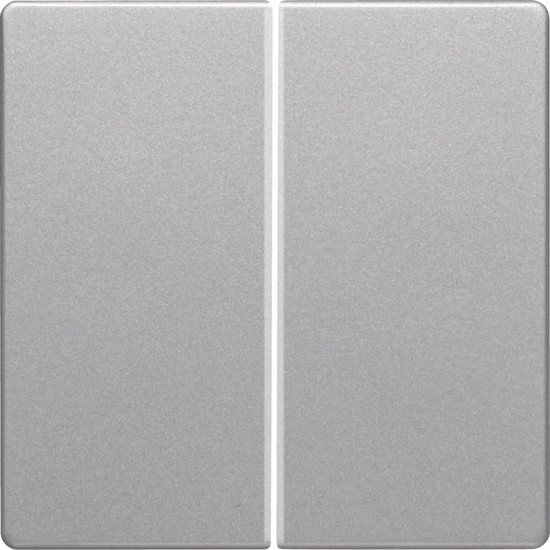 Berker 85142124 Taste 2fach Q.x alu samt. lackiert
