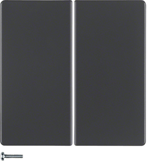 Berker 85146126 KNX-Funk Taste 2fach quicklink Q.x anthrazit. samt