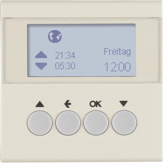 Berker 85741182 Jalousie-Schaltuhr S.1/B.3/B.7 weiß. glänzend