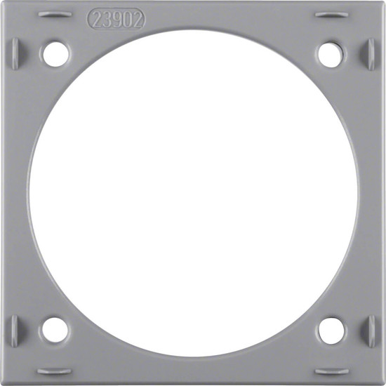 Berker 918252506 Aufbau-Distanzring. Integro Flow. grau glänzend