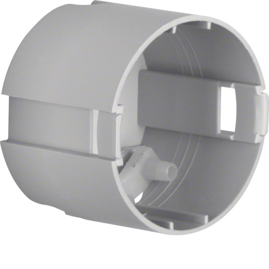 Berker 91887 Berührungsschutzdose Ø 49 mm. Integro Modul-Einsätze. grau
