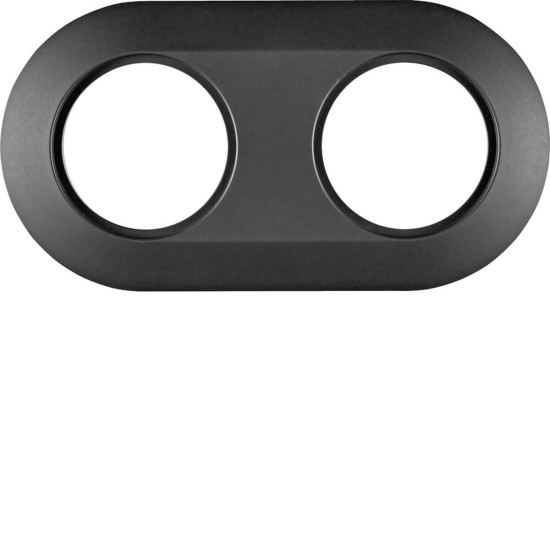Berker MAN0100317 Rahmen 2fach Serie 1930 softtouch schwarz
