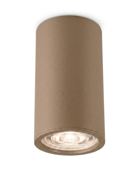 Bioledex HELSO-F Deckenleuchte GU10 Aufbau Deckenspot Kaffee Anschrauben oder Kleben