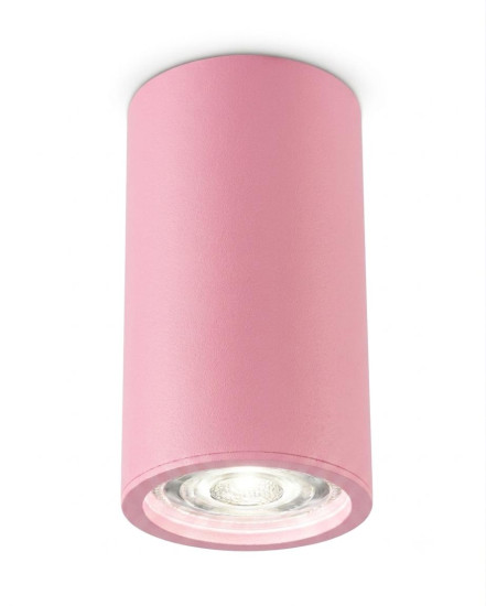 Bioledex HELSO-F Deckenleuchte GU10 Aufbau Deckenspot Pink Anschrauben oder Kleben