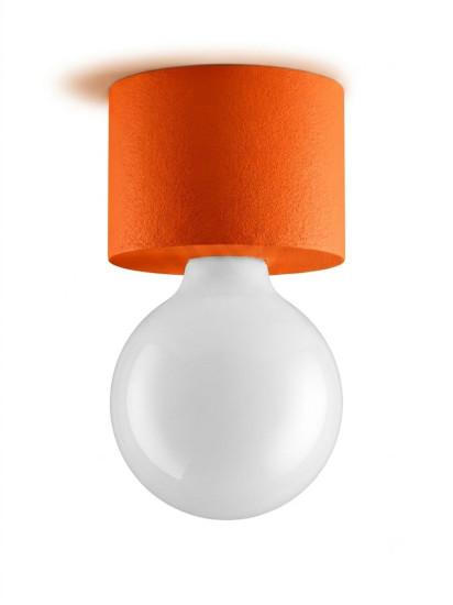 Bioledex PIKKO Deckenleuchte Wandleuchte E27 Aufbau 100mm Orange